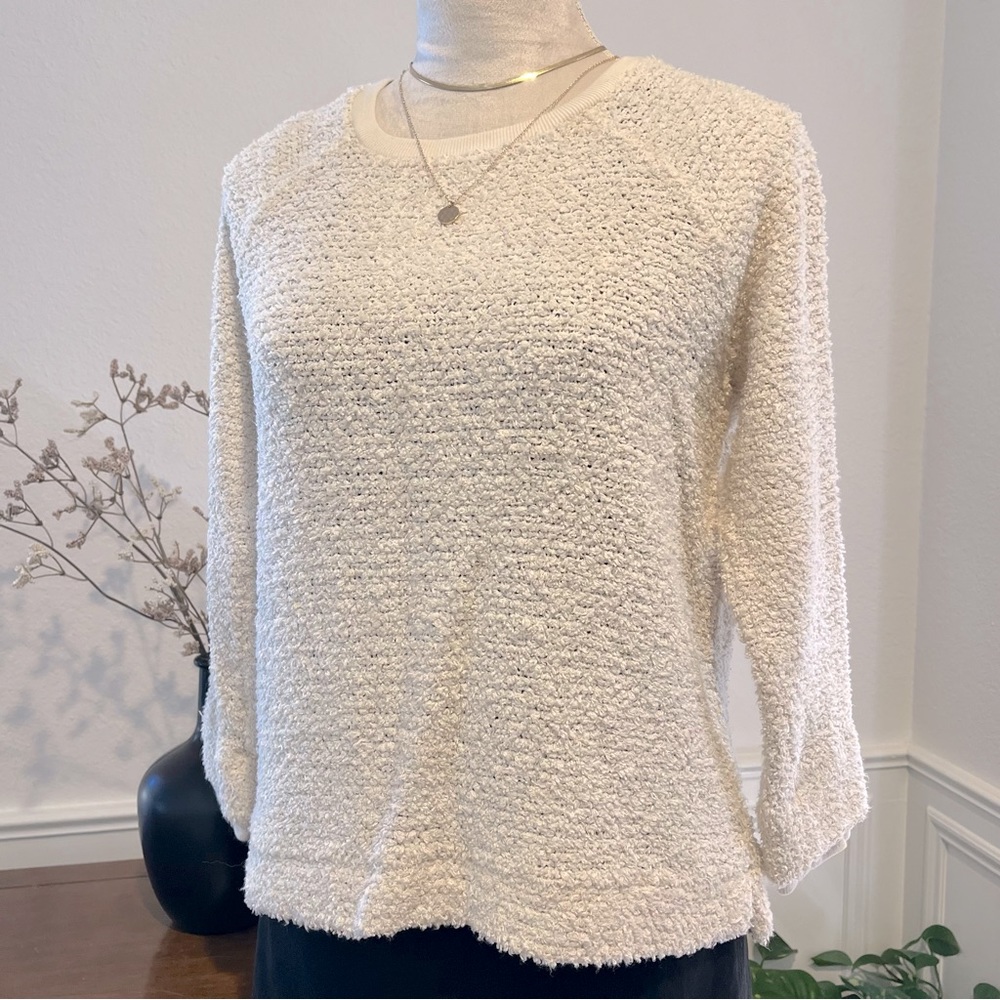 Billy Reid Ivory Knit Sweater XS